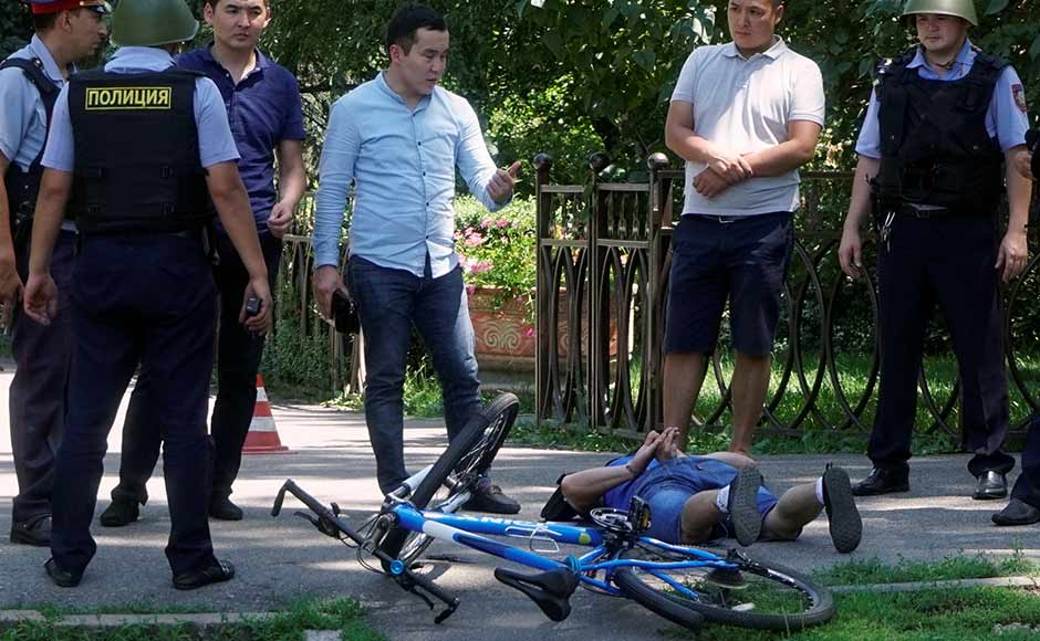 Leading news website Tengrinews.kz, reporting from a local hospital, said seven police officers were in critical condition. Local media also reported that gun shops across Almaty, Kazakhstan's commercial capital, have been closed. Reuters Leading news website Tengrinews.kz, reporting from a local hospital, said seven police officers were in critical condition. Local media also reported that gun shops across Almaty, Kazakhstan's commercial capital, have been closed. Reuters