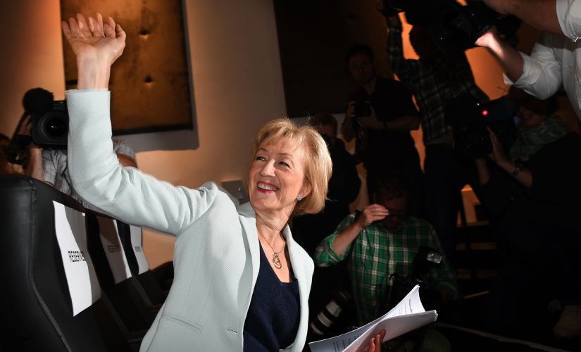 British Conservative Party leadership candidate Andrea Leadsom. AFP