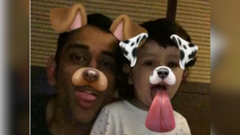 Watch: MS Dhoni and daughter Ziva catch the Snapchat bug in adorable videos