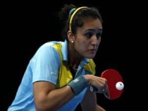 File photo of Manika Batra . Getty Images