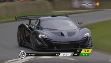 Video worth watching: McLaren P1 LM is fastest car up Goodwood