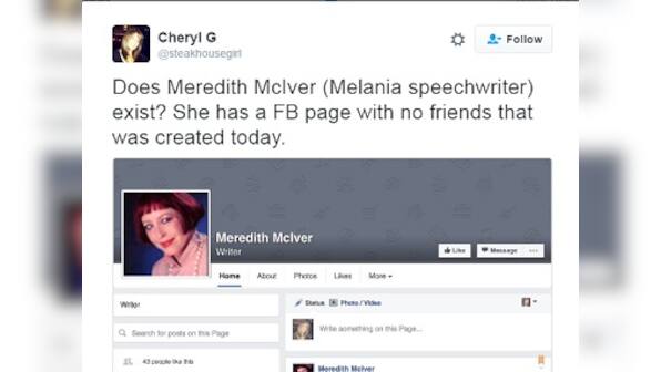 Meredith McIver: Is Melania Trump’s speechwriter for real?