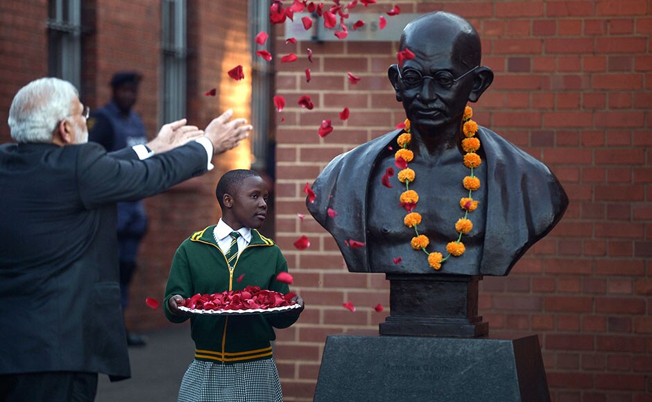Mahatma Gandhi spent 21 years in South Africa as a young lawyer and activist. This period was crucial in shaping his political persona. AFP Mahatma Gandhi spent 21 years in South Africa as a young lawyer and activist. This period was crucial in shaping his political persona. AFP