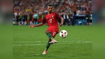 Portuguese winger Nani joins Valencia on a three-year deal