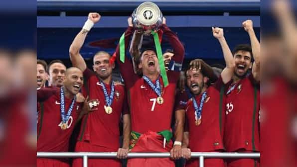 Portugal crowned Euro 2016 champions as tearful Ronaldo finally lifts trophy
