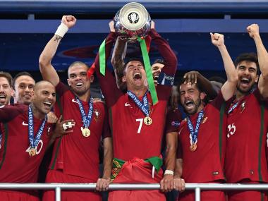 Portugal crowned Euro 2016 champions as tearful Ronaldo finally lifts trophy Portugal crowned Euro 2016 champions as tearful Ronaldo finally lifts trophy