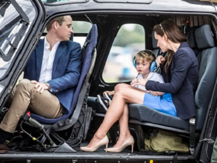 Toddler Prince George almost pilots a jet, thanks to dad Prince William