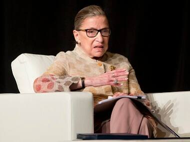Supreme Court Justice Ruth Bader Ginsburg. AP 