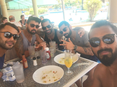 BCCI unhappy with Indian players for posing with beer ahead of West Indies Tests BCCI unhappy with Indian players for posing with beer ahead of West Indies Tests
