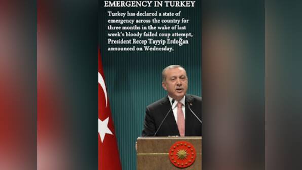 Watch: Turkey declares state of emergency after failed coup