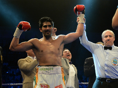 From Virender Sehwag to Narendra Modi: Vijender Singh hailed on Twitter after historic win From Virender Sehwag to Narendra Modi: Vijender Singh hailed on Twitter after historic win