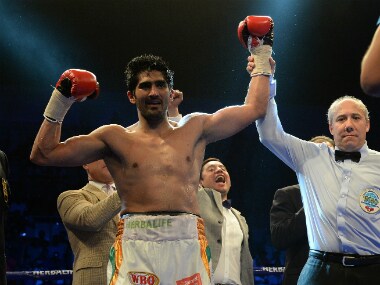 Vijender Singh accused of disrespecting national flag after historic win over Kerry Hope
