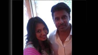 Vikram's daughter engaged to Karunanidhi's great grandson: Photos from the ceremony