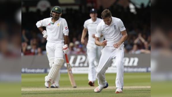 Lord's Test: Pakistan reach 214/8 after another Chris Woakes five-wicket haul; lead by 281