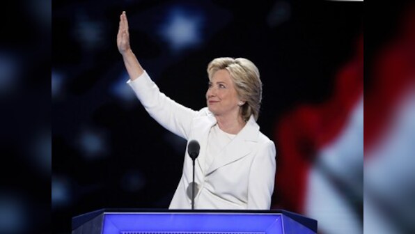 Hillary Clinton vows to be president for 'all Americans' as she accepts Democratic nomination