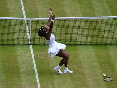The winning moment. AFP