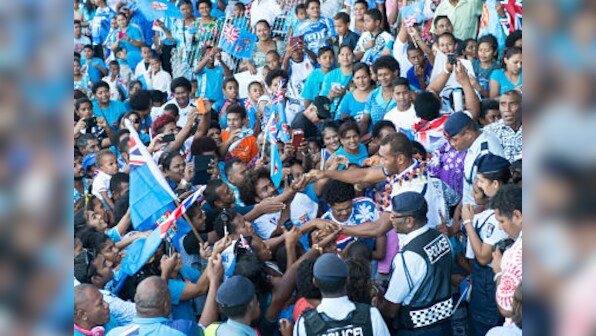 Rio Olympics 2016: Fiji's gold-winning rugby team receives  heroes' welcome back home