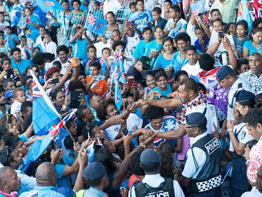 Rio Olympics 2016: Fiji's gold-winning rugby team receives  heroes' welcome back home