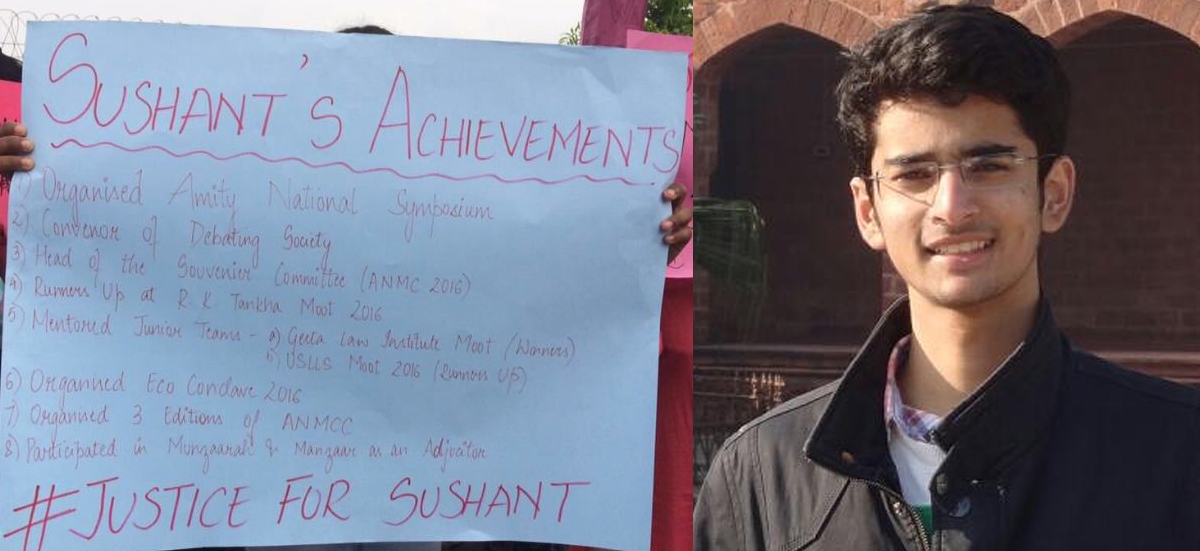 #JusticeforSushant: Social media outrages over Amity student's suicide #JusticeforSushant: Social media outrages over Amity student's suicide