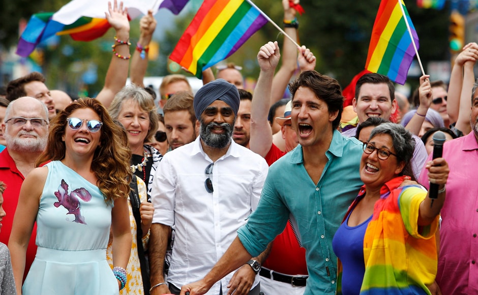 Canada's PM Justin Trudeau leads Vancouver Pride Parade Photos News