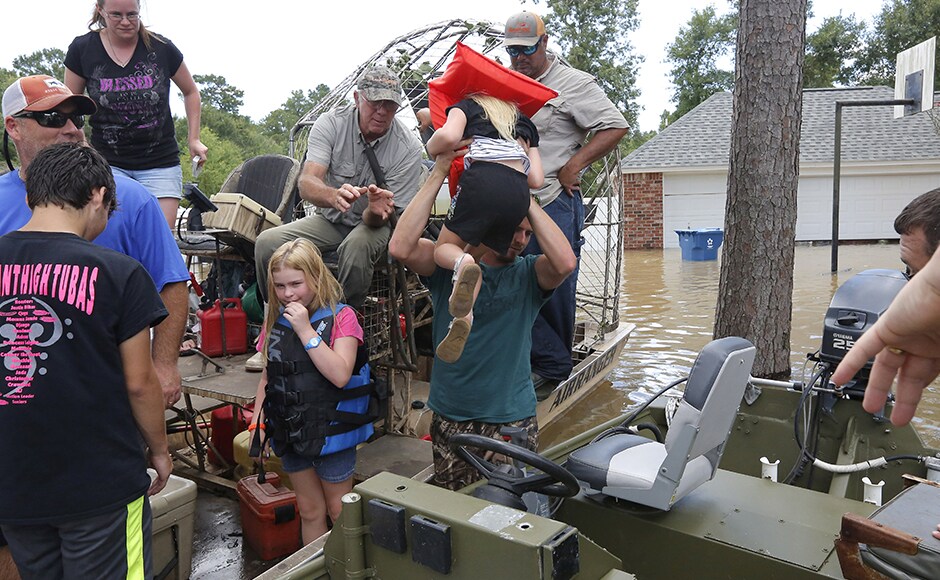 Around 10,000 people are living in emergency shelter. The Federal Emergency Management Agency has asked those affected by the floods to apply for assistance. Photo: Reuters Around 10,000 people are living in emergency shelter. The Federal Emergency Management Agency has asked those affected by the floods to apply for assistance. Photo: Reuters