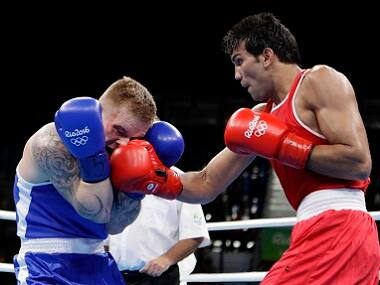 Rio Olympics 2016: Manoj Kumar hands out a boxing lesson to two-time Olympic medal winner Petrauskas