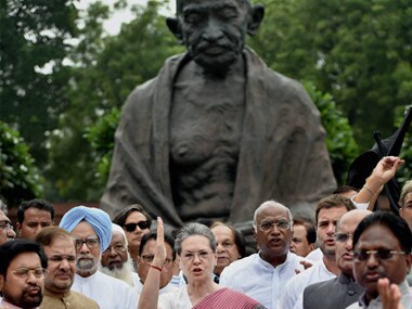 File image of Congress leaders. PTI