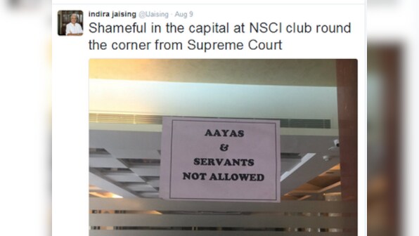 NSCI Delhi is out of bounds for 'servants': Another shameful manifestation of elitism