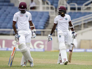 India vs West Indies: Hosts let down by fragile batting, but rain may yet bail them out India vs West Indies: Hosts let down by fragile batting, but rain may yet bail them out