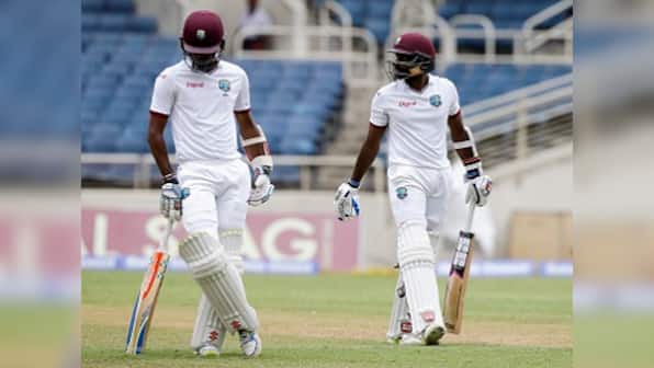 India vs West Indies: Hosts let down by fragile batting, but rain may yet bail them out