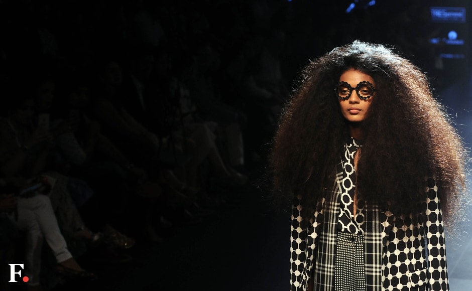 The oversized and exaggerated cuts were inspired by fashion from the 70s, 80s, and 90s fashion. Sachin Gokhale/Firstpost The oversized and exaggerated cuts were inspired by fashion from the 70s, 80s, and 90s fashion. Sachin Gokhale/Firstpost
