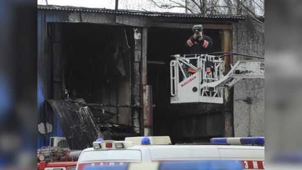 Moscow: Fire breaks out in printing press warehouse, at least 16 dead