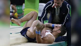 Rio Olympics 2016: French gymnast who broke his leg vows to be back for Tokyo 2020