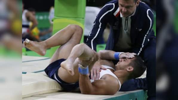 Rio Olympics 2016: French gymnast who broke his leg vows to be back for Tokyo 2020