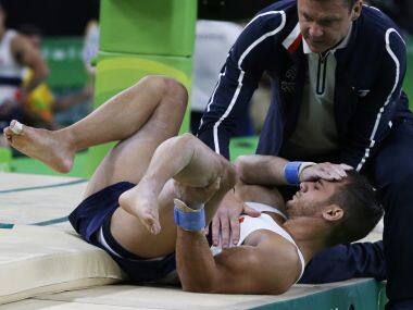 Rio Olympics 2016: French gymnast who broke his leg vows to be back for Tokyo 2020
