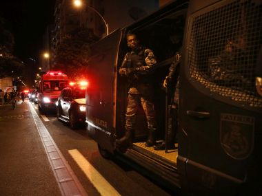 Rio Olympics 2016: Three elite police officers guarding the Games shot in slum Rio Olympics 2016: Three elite police officers guarding the Games shot in slum