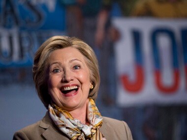 Democratic presidential candidate Hillary Clinton. AP