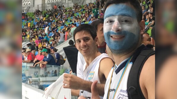Humans of Olympics: Meet Nahuer Ortega, one of Argentina's many fans thronging Rio