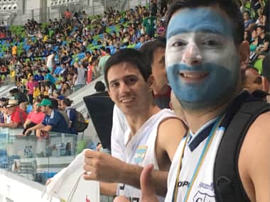 Humans of Olympics: Meet Nahuer Ortega, one of Argentina's many fans thronging Rio