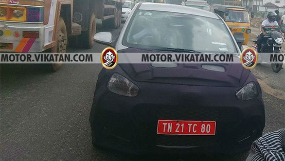 Spied: Hyundai Grand i10 facelift spotted testing in India Spied: Hyundai Grand i10 facelift spotted testing in India