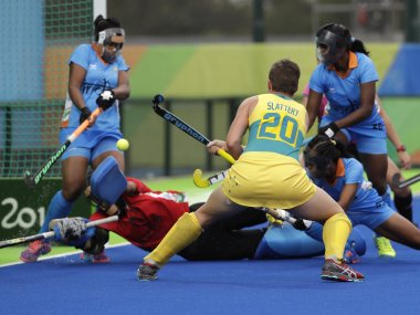 Rio Olympics 2016: Indian women's hockey team thumped by Australia Rio Olympics 2016: Indian women's hockey team thumped by Australia