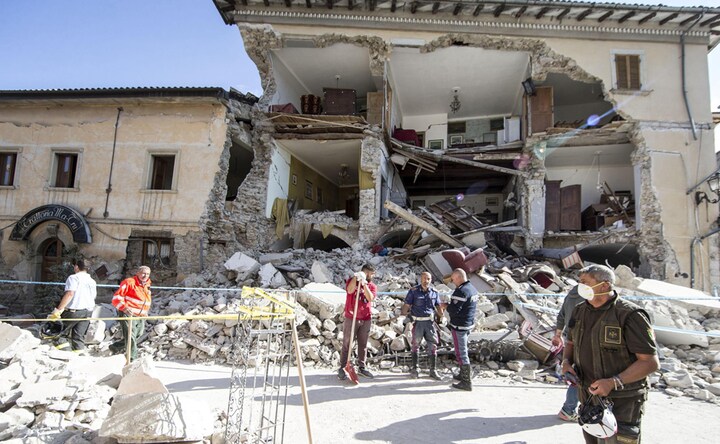 Italy earthquake claims 247 lives as rescuers look for survivors in the rubble