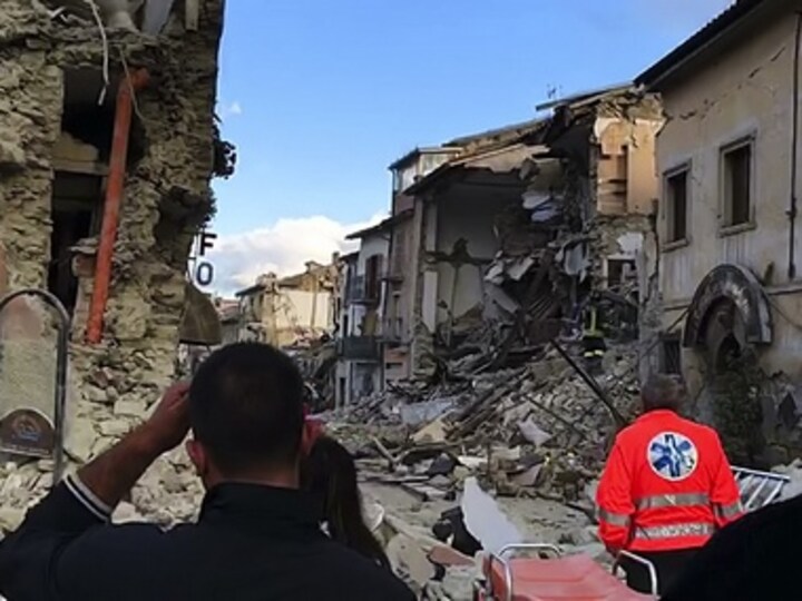 Italy earthquake: Reconstruction begins as in the grief stricken town of Amatrice