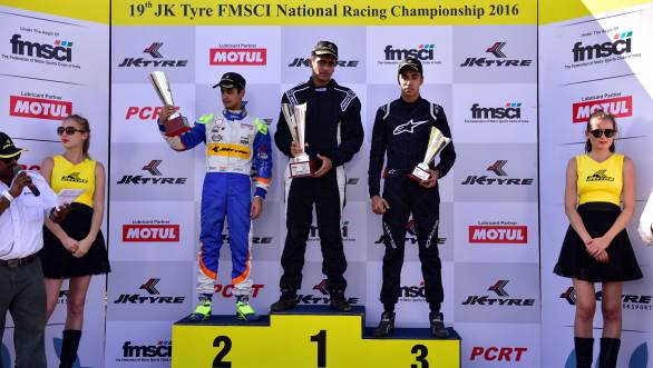 Anindith Reddy Racing 2016 JK Tyre Racing Championship Round 1: Anindith Reddy leads Euro JK ...