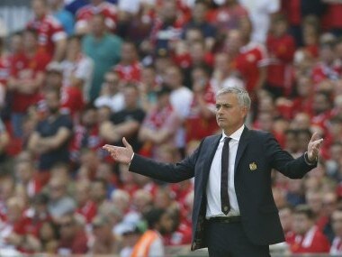 Manchester United's manager Jose Mourinho. AFP