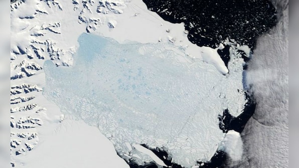 Rapid growth in Larsen C ice shelf's huge crack may soon destabilise Antarctic's largest structure