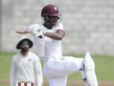 Leon Johnson (above) was picked to open alongside Kraigg Brathwaite in place of Rajendra Chandrika. AP