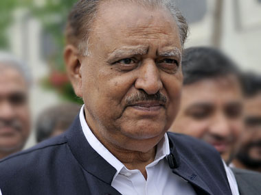 File image of Mamnoon Hussain. AP