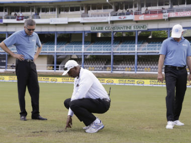 India vs West Indies: Play called off without a ball being bowled on Day 4; draw looks certain India vs West Indies: Play called off without a ball being bowled on Day 4; draw looks certain