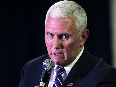 Republican vice presidential candidate Gov. Mike Pence. AP